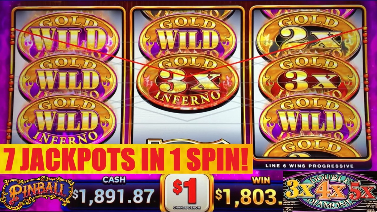 7 JACKPOTS in one spin! Incredible wins! Gold Inferno WILD STACKS