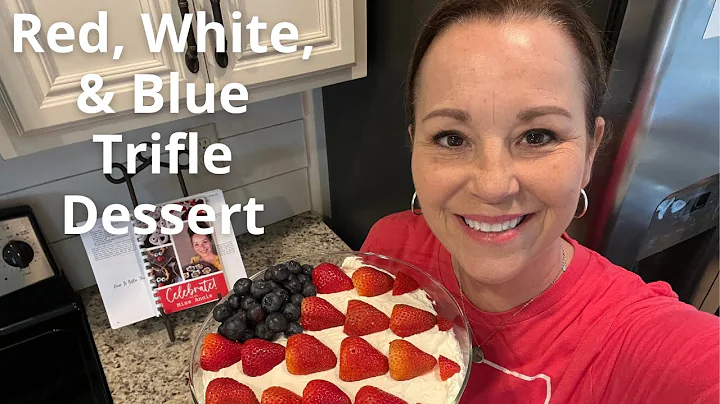 Red White & Blue Trifle | Easy dish to make for Memorial Day | Simple dessert for 4th of July