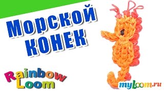 МОРСКОЙ КОНЕК из резинок Rainbow Loom Bands. Урок 434. Как сплести морского конька. МОРСКОЙ КОНЕК из резинок Rainbow Loom Bands. Урок 434. Как сплести морского конька.