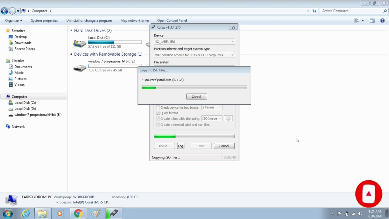 Cara menjadikan flashdisk bootable untuk install windows youtube