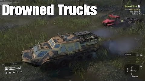 Snow Runner Drowned Trucks