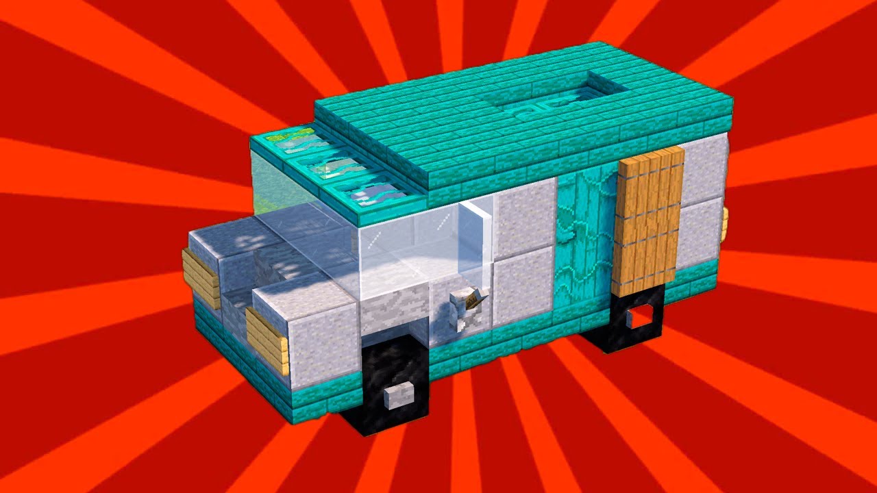 Как построить Фургон в Майнкрафт - YouTube