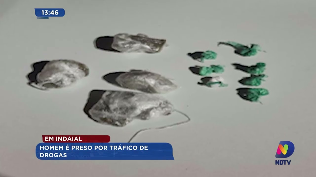 Homem de 23 Anos Preso por Tráfico de Drogas em Indaial