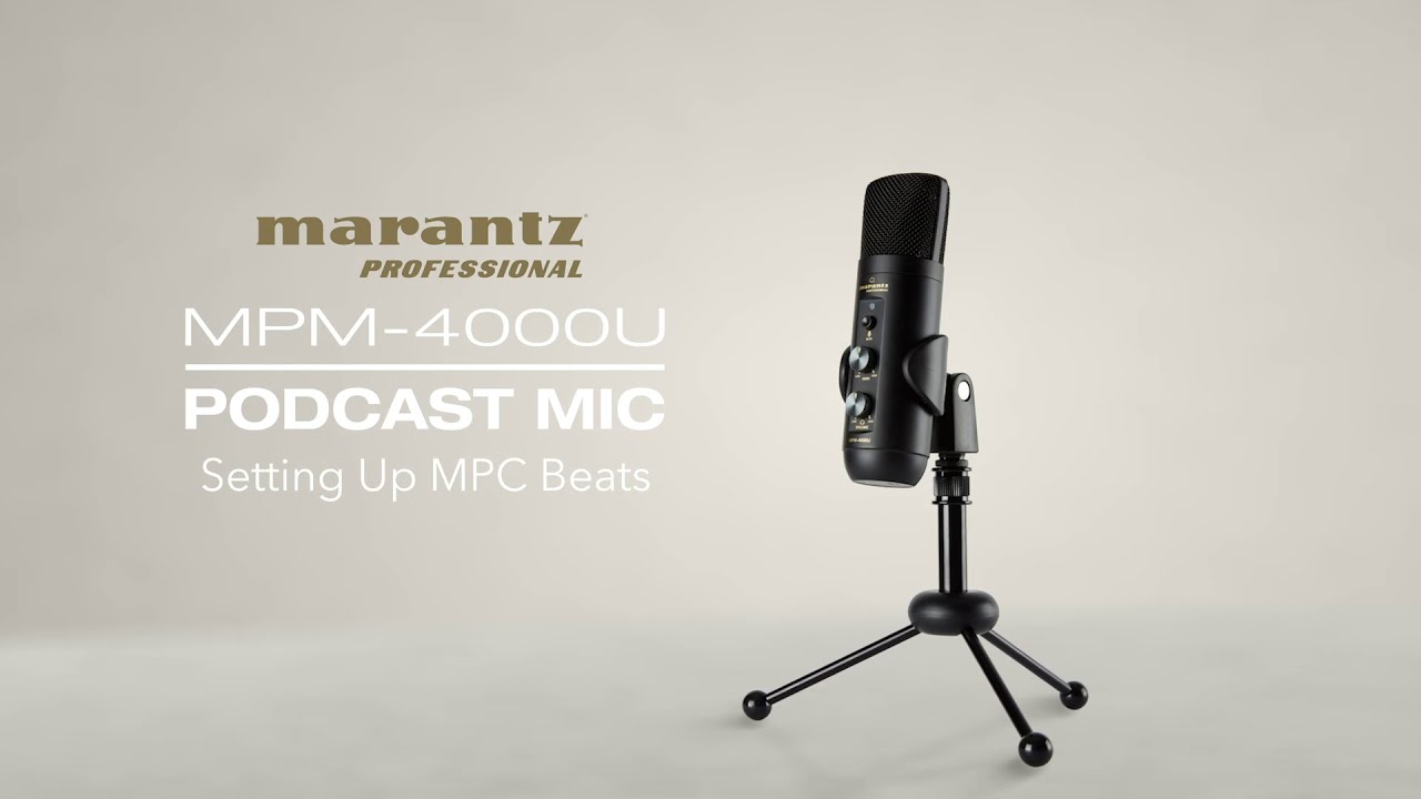 Marantz Professional | MPM-4000U Podcast Mic - Podcast Software Setup -  YouTube