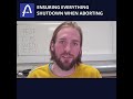 Test Tip #8: Ensuring Everything Shutdown When Aborting