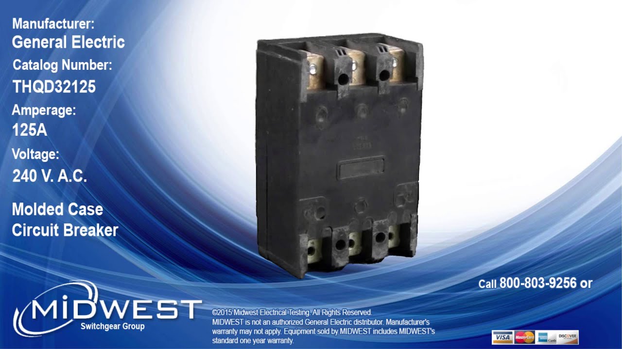 THQD32125 General Electric Circuit Breaker For Sale