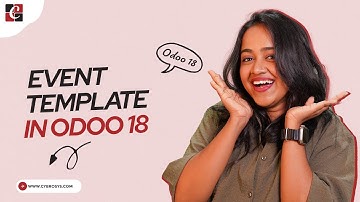 How to Create an Event Template in Odoo 18 Events | Odoo 18 Events Tutorials | Odoo 18 New Features