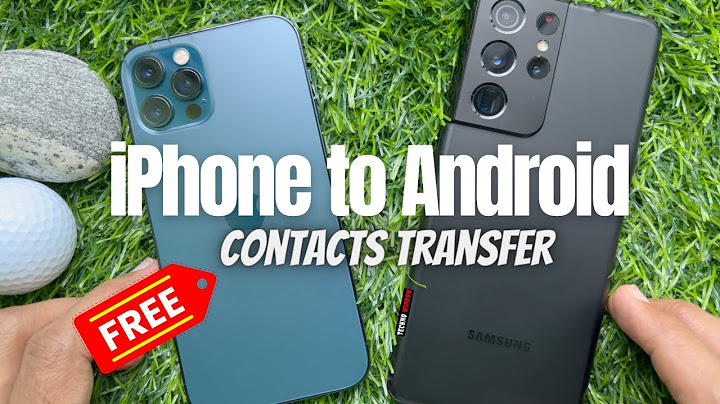 How to transfer your contacts from iphone to android