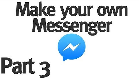 Make your Own Instant Messenger - Part 3 - Sending Messages
