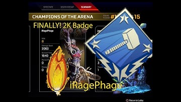 iRagePhage gets 2k Badge - Apex Legends Highlights