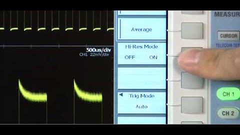 DL9000 Digital and Mixed Signal Oscilloscope - Hardware & Acquisition Feature