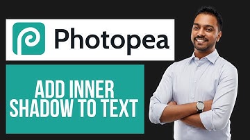 How to Add Inner Shadow to Text in Photopea | Styling Text Effect