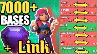 7000 Trophy Anti-1 Star Legend League Base With Link Th13 Ring Base Link October 2020