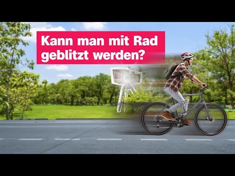Mit Fahrrad Geblitzt
