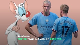 20 Best Fantasy Premier League Football Team Names ⚽️👕😂 Funny FPL, EPL & FIFA Names (2023/24 Update)