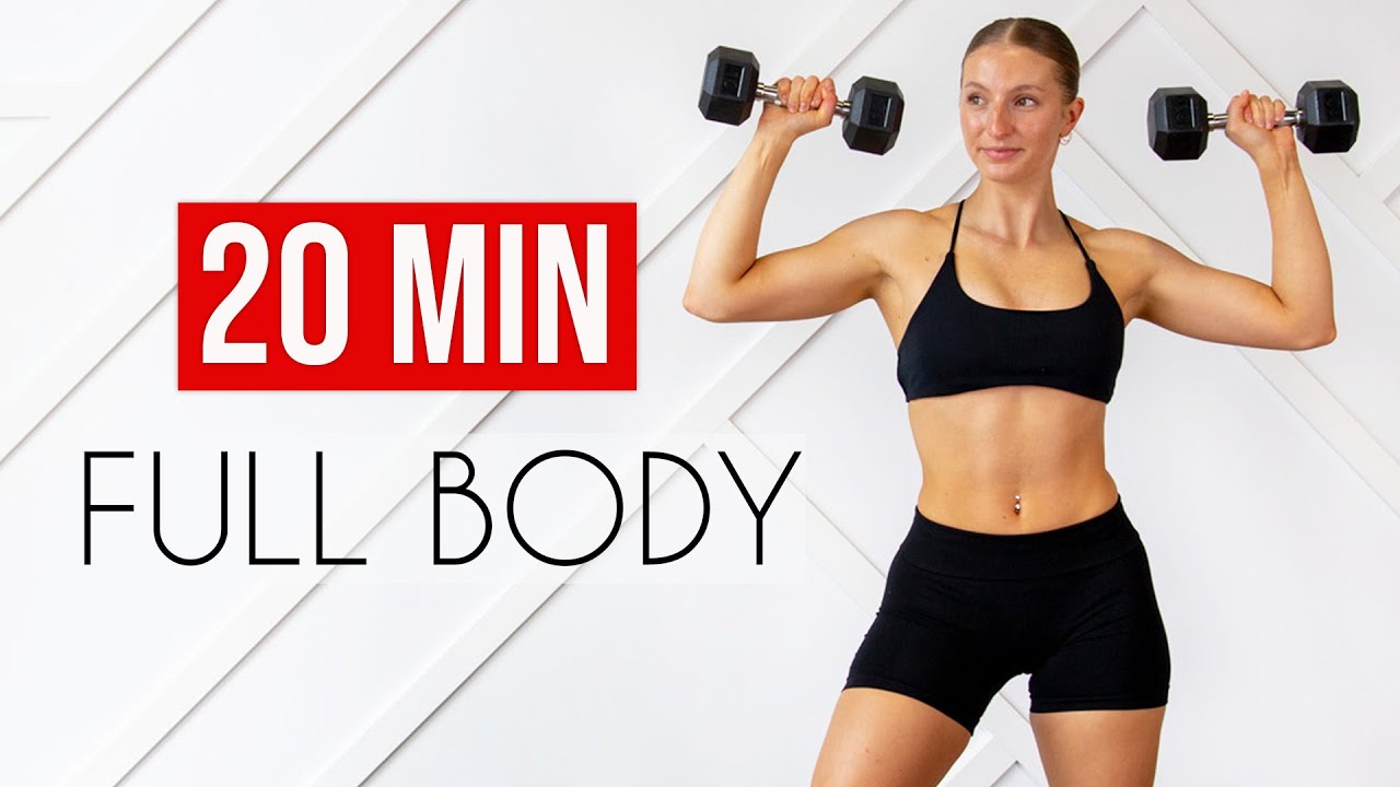 20 MIN FULL BODY TONING & STRENGTH (Total Body Workout At Home) 