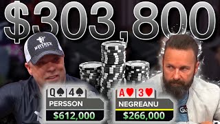 Celebrity Eric Persson Goes All-In vs. Daniel Negreanu Wealth