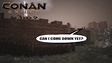 Conan Exiles - Building a Wall - Gameplay - S01 E09