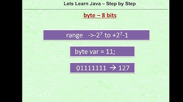 byte data type java
