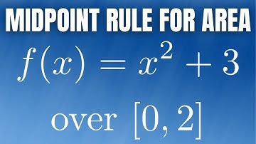 How to Use the Midpoint Rule to Approximate an Area