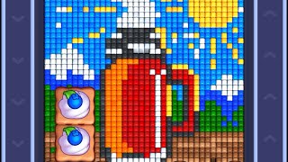 Pixel Flow Level 1206 Solution Walkthrough