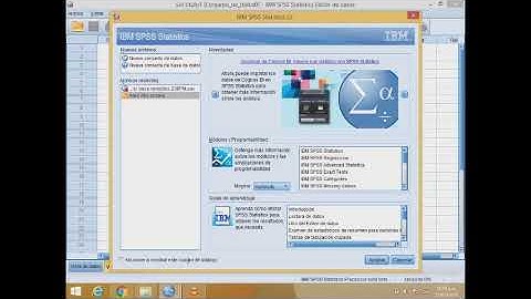 ¿Cómo abrir archivos de excel en SPSS?