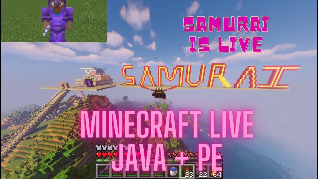 Minecraft Live Smp Java + PE 24/7 online - YouTube