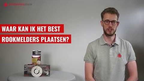 Waar kan ik het best rookmelders plaatsen?