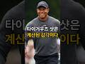 타이거우즈 샷은 모두 계산된 감각이다
