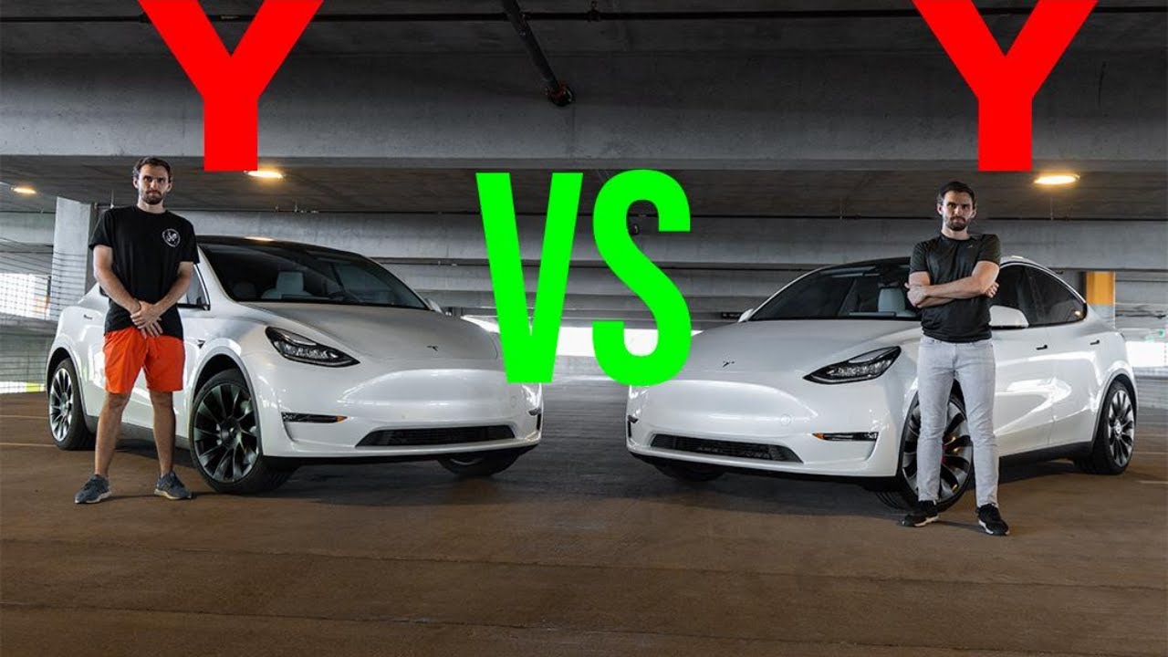 Model Y Long Range Compared to Performance YouTube
