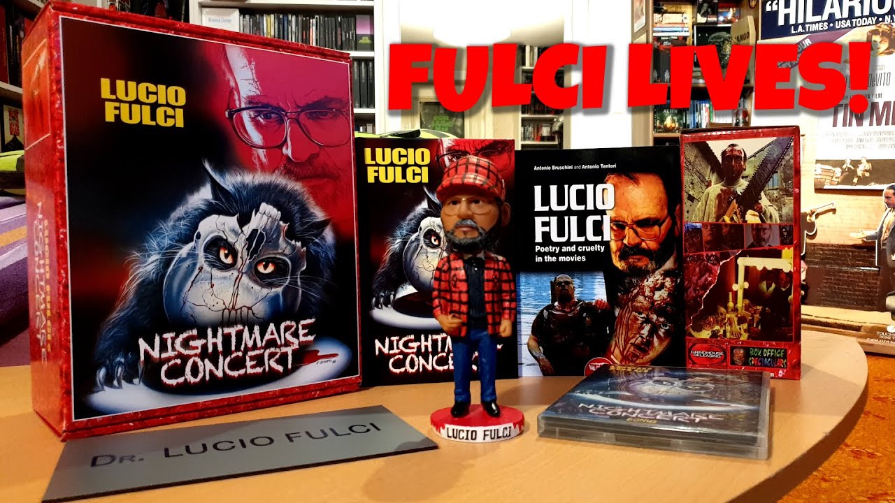 NIGHTMARE CONCERT Blu-Ray Deluxe 131 Box LUCIO FULCI Hartbox+Buch+