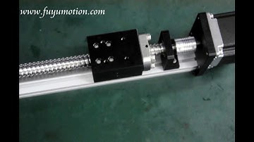 ball screw linear motion guide rail for cnc,linear motion system--Video Demo