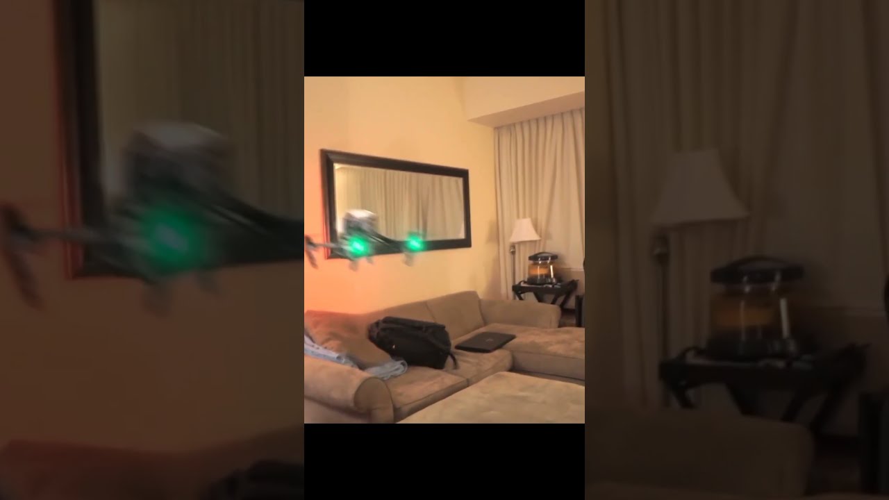 Dji inspire test fly indoor crash