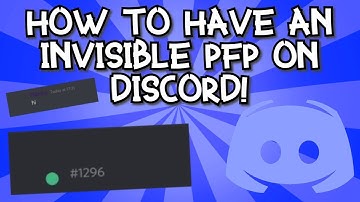 How to have an Invisible Profile Picture on Discord! | Purple Flamez!