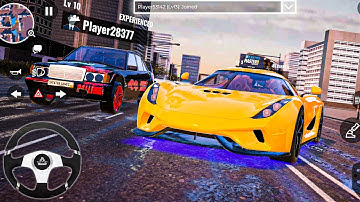 Real Car Parking Master Simulator Online #3 - Multiplayer Car Koenigsegg Regera - Android Gameplay