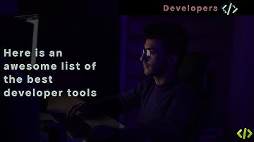 Here is an awesome list 📝 of the best ✨ developers tools