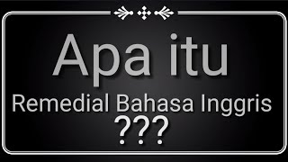 Apa itu Remedial Bahasa Inggris? | Haryana Cerah | English #1 | Video Remedial #1