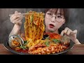 해물듬뿍! 얼큰칼칼 해물짬뽕 먹방🍜 SPICY SEAFOOD NOODLE SOUP(JJAMPPONG ) MUKBANG | EATING SOUNDS