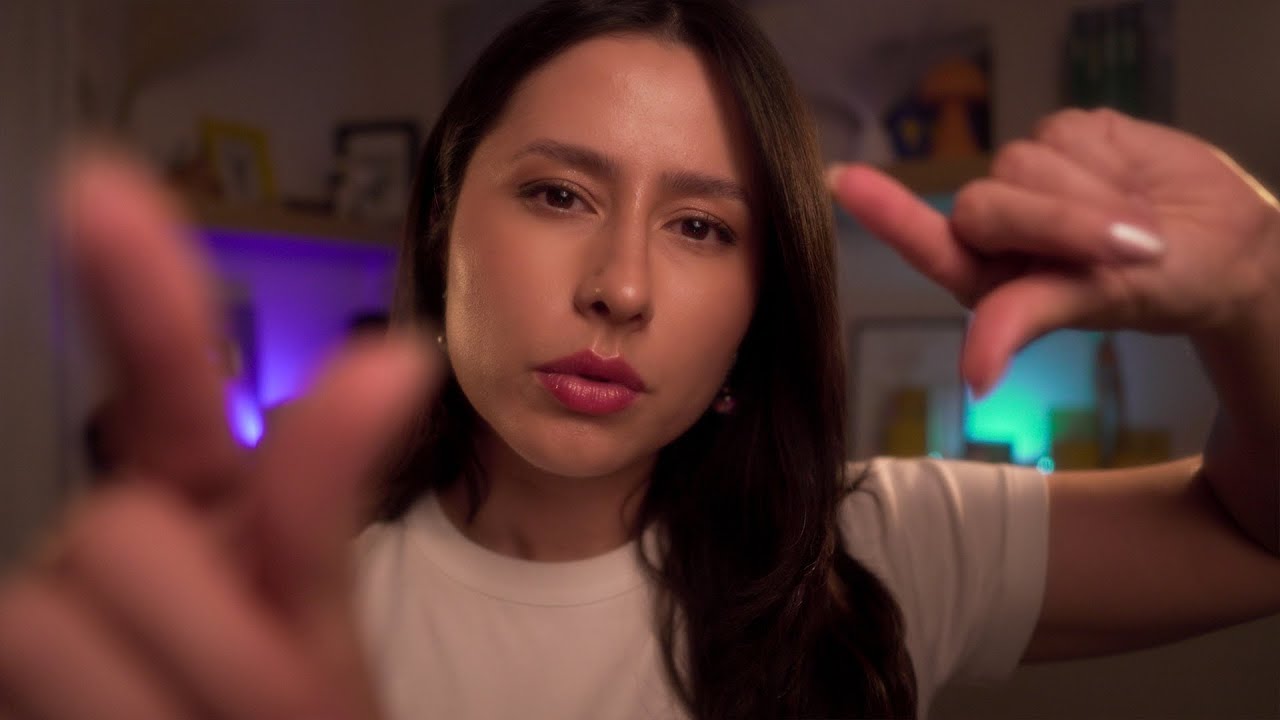 ASMR Face Adjustments for Sleep 🤏😴 Cozy Room, Relaxing Visual Triggers, Personal Attention