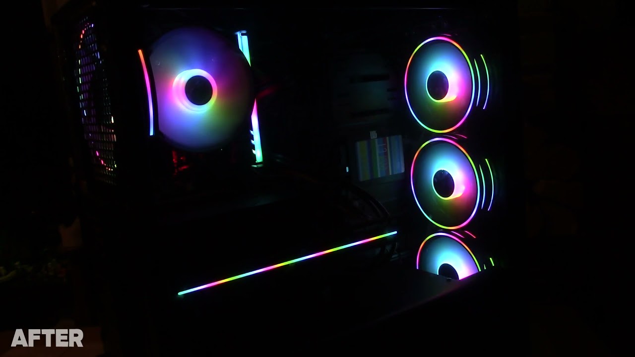 Gaming RIG RGB Lighting Upgrade