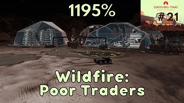Poor Traders | 1195% Difficulty - Hardest Map | Surviving Mars - Martian Express | Ep 21