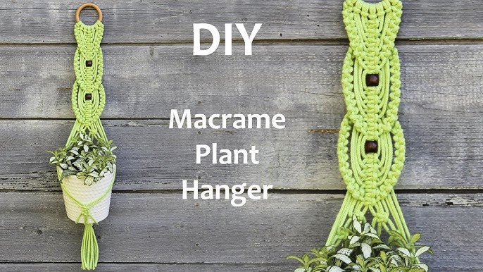 Comment faire une jardinière en macramé - kit de bricolage – Macranova