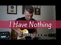 Whitney Houston - I Have Nothing - Electric Guitar Cover