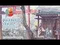 Shiratamainari shrine in watercolours