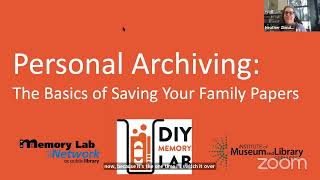 Personal Archiving and Memory Lab (August 2022)