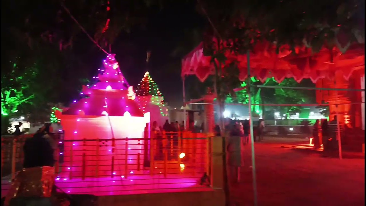  Night View of a Beautiful Hindu Temple at Night 🌙🛕| Must Visit Place in India @60FreeTime