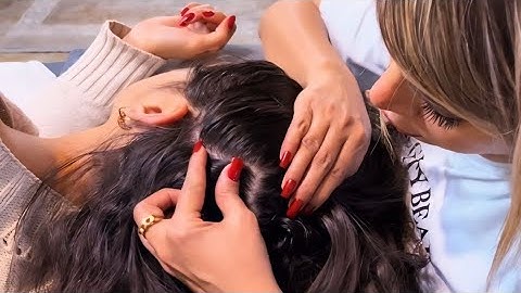 ASMR Scalp NITPICKING | Scalp SCRATCHING & Hair EXAM ( for DEEP sleep )😴