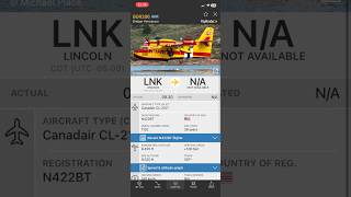Spotted a Rare Canadair CL-215T on Flightradar! 😳✈️