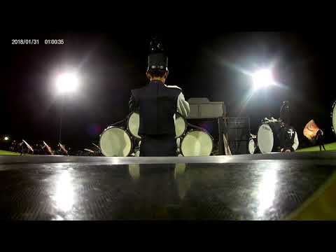 Hopewell Valley Central High School Marching Band "Outlaw" 2019 Snare Cam