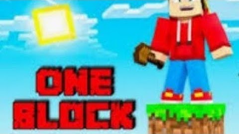 Minecraft pe one block download for 1.19.51